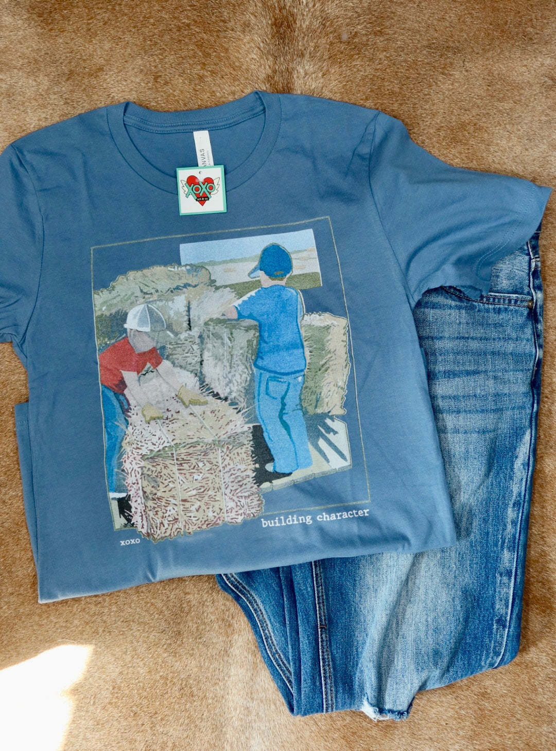 Building Character Graphic Tee