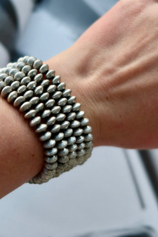 18K White Gold Bracelet Set