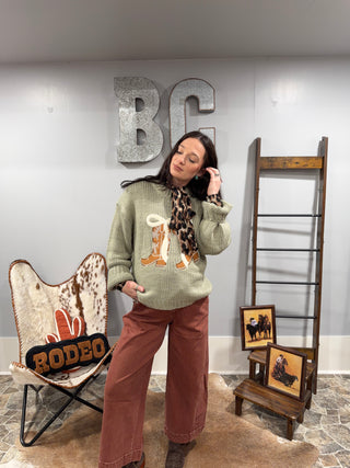 Boot Scootin Sweetheart Sweater