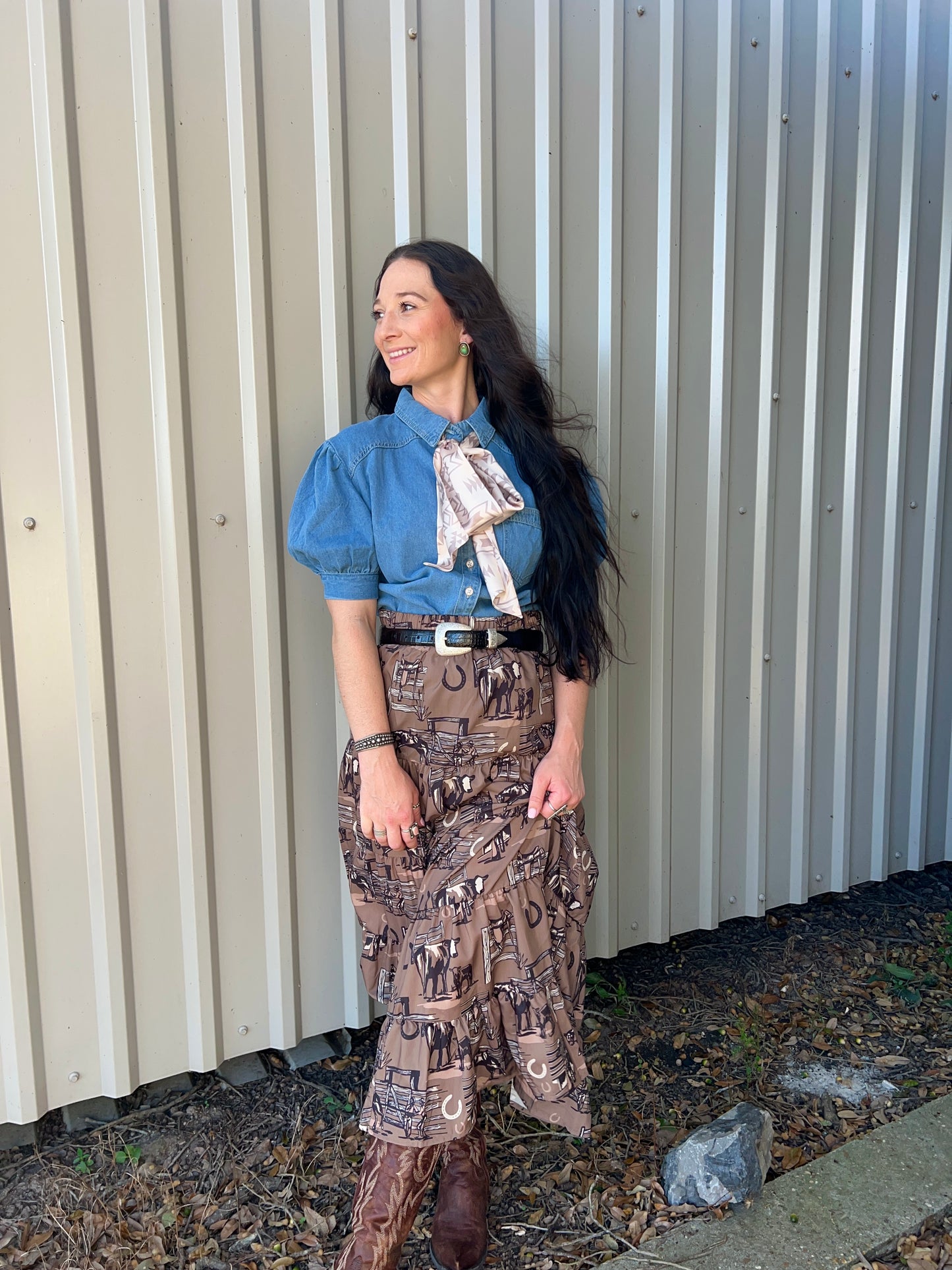 Ranch Rags Midi Skirt