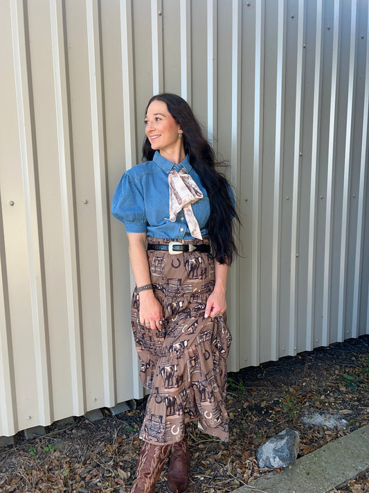 Ranch Rags Midi Skirt