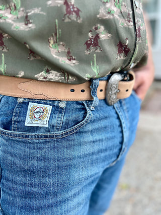 Men's Tan Wrangler Belt