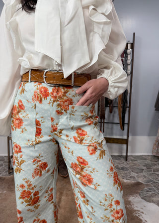Roped in Romance Wide Leg Pants