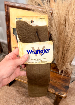 Wrangler Boot Sock- Coyote Brown