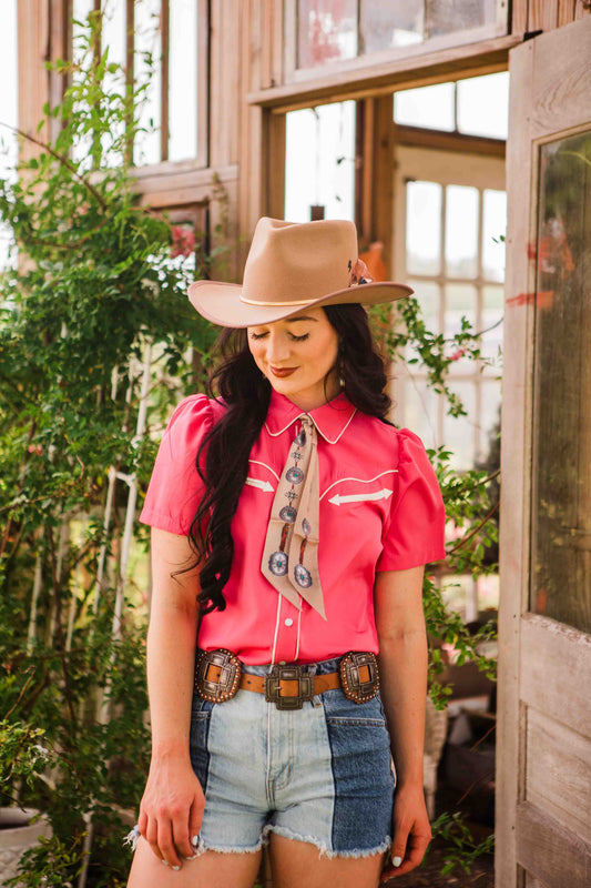 The Kaufman Tan Leather Belt