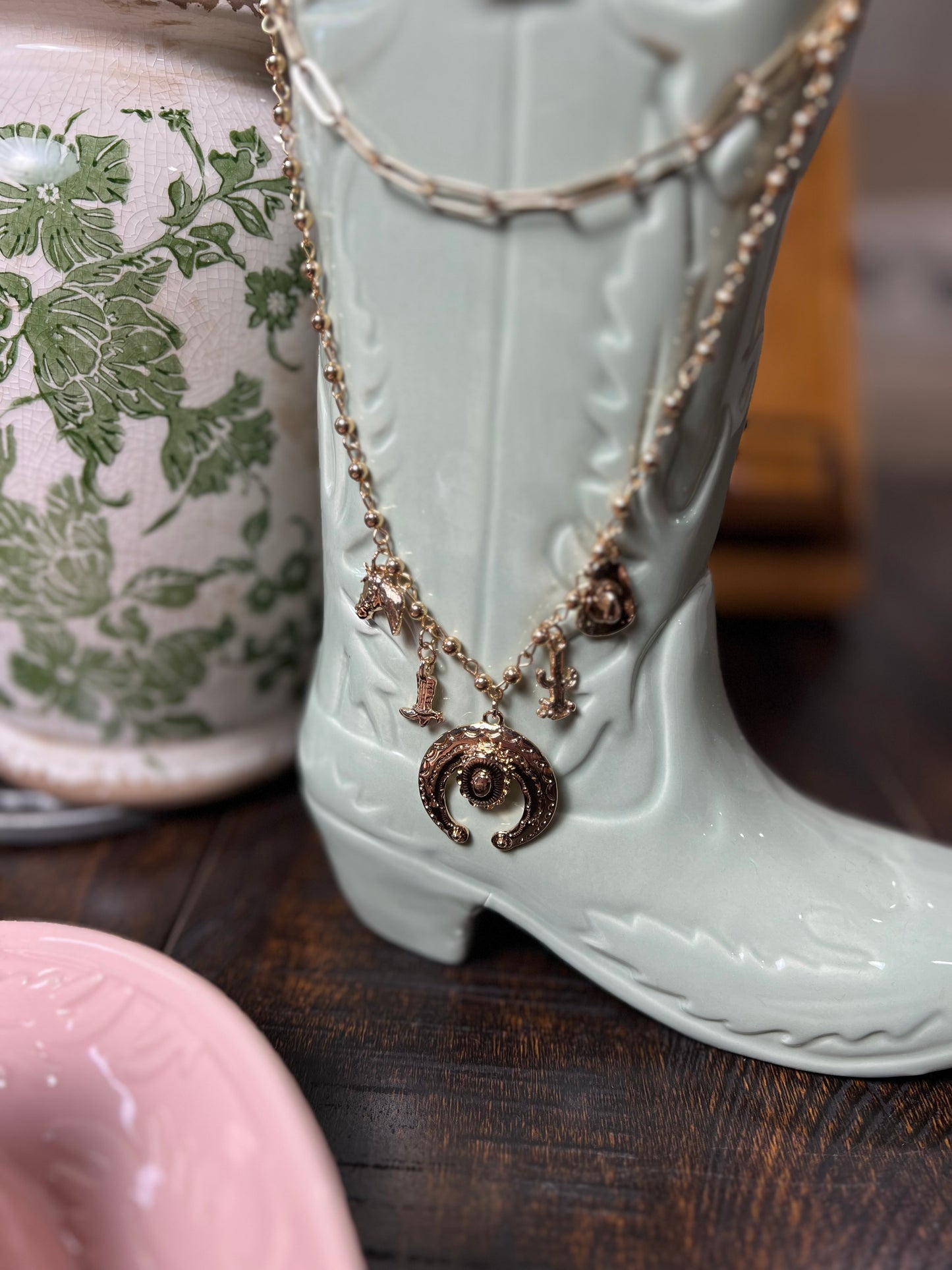 Gold Charm Necklace
