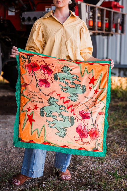 ladythebrand satin bandana
