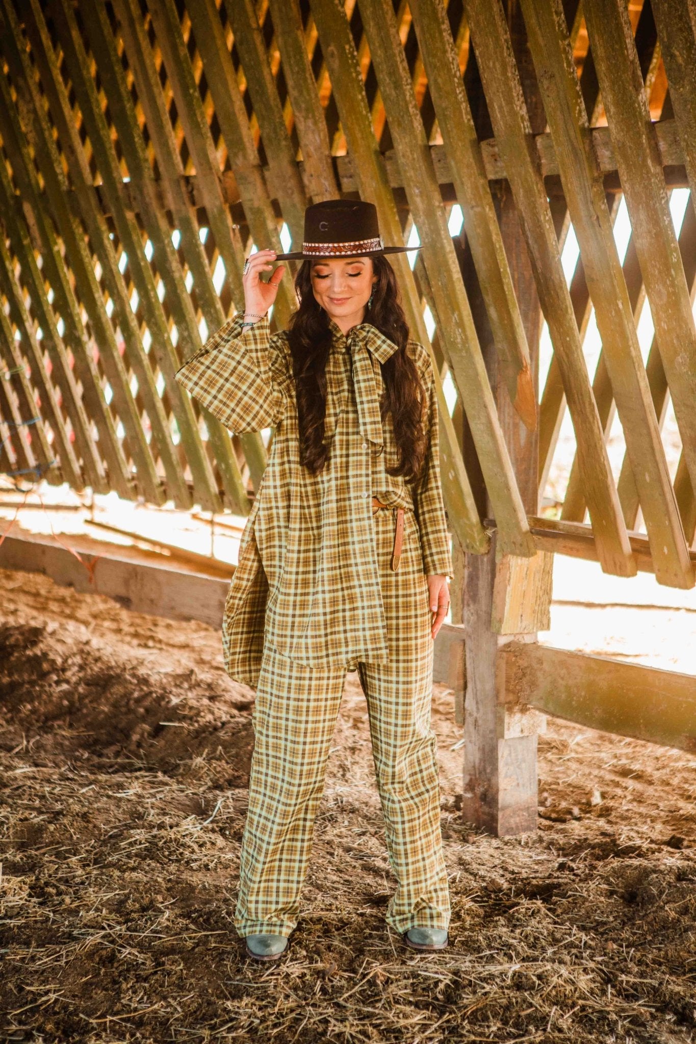 Get Lucky Plaid Set - Big Country's Western WearS/M