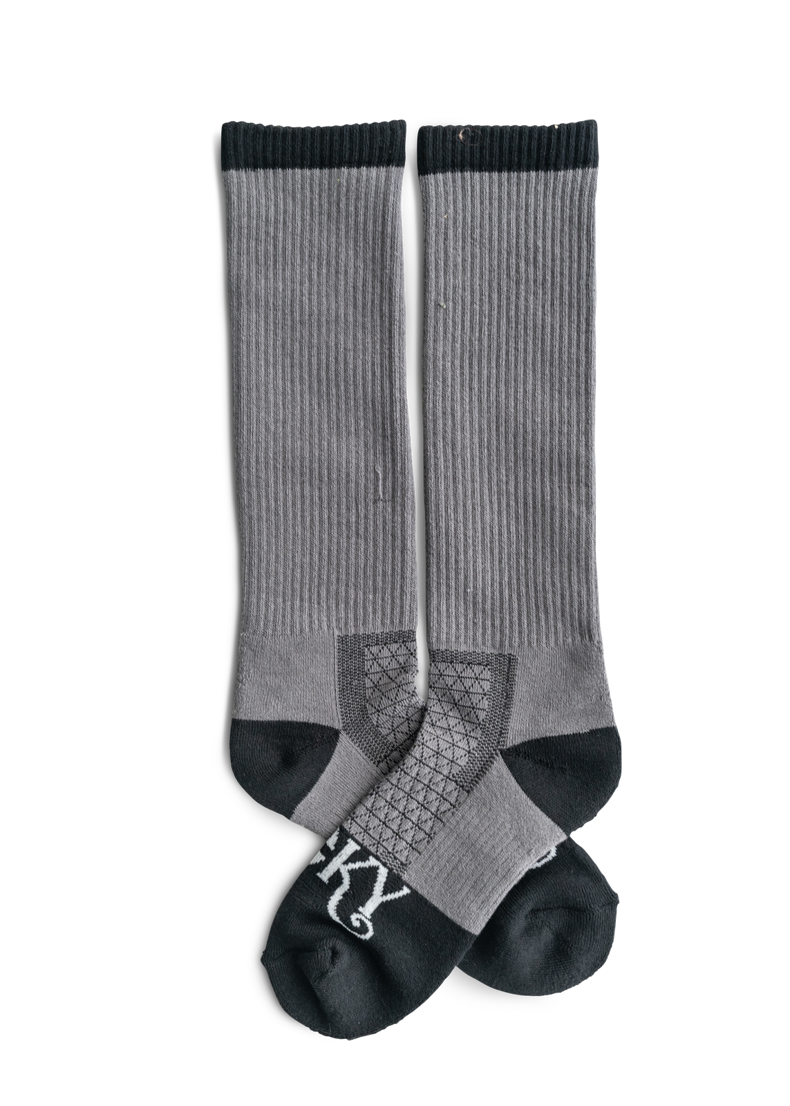 The Cowboy Grey Performance Socks