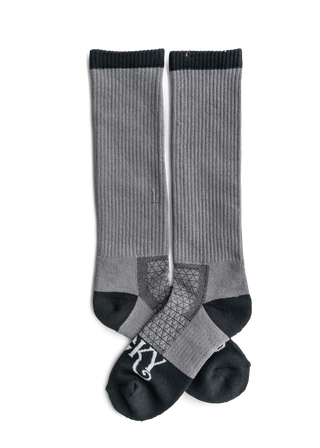 The Cowboy Grey Performance Socks
