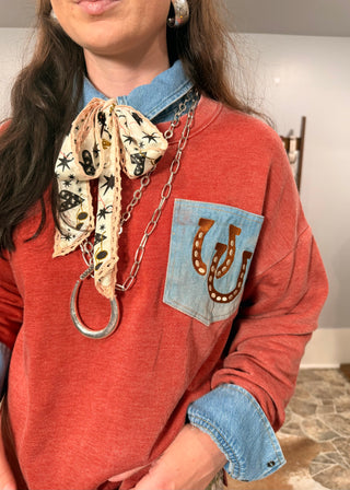 Horseshoe Oversized Sweatshirt
