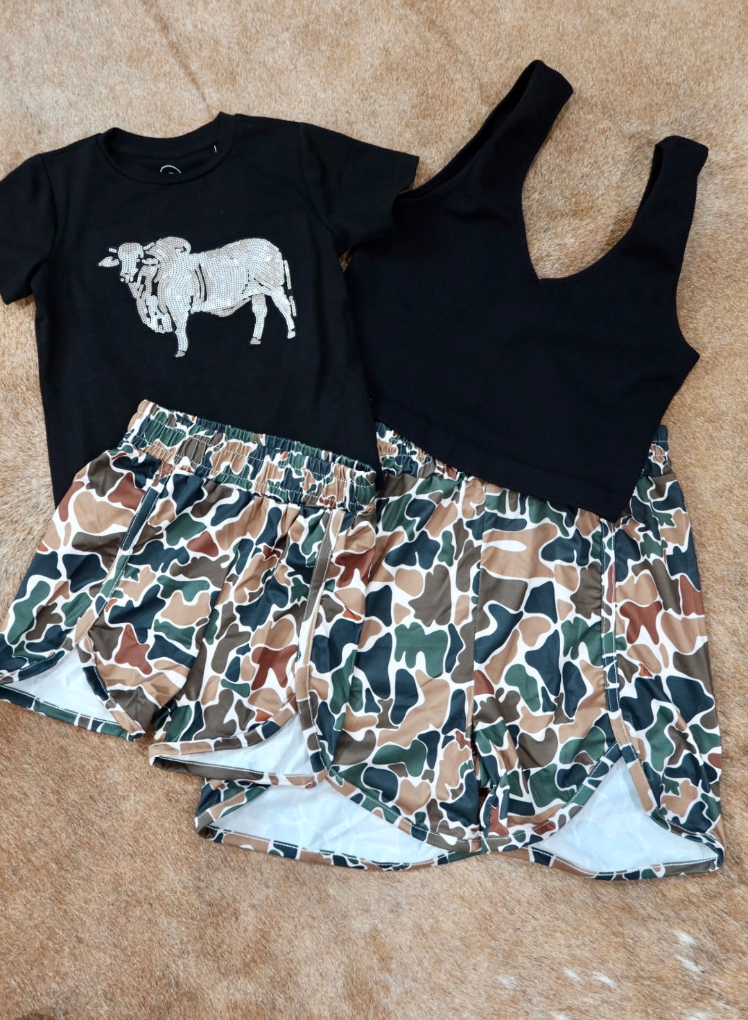 The Vintage Camo Short- Kids