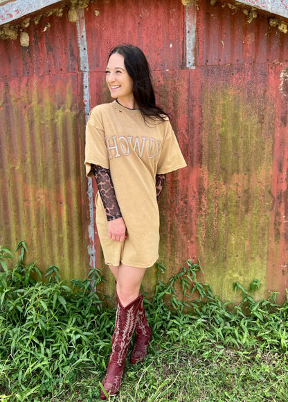 Howdy T Shirt Dress