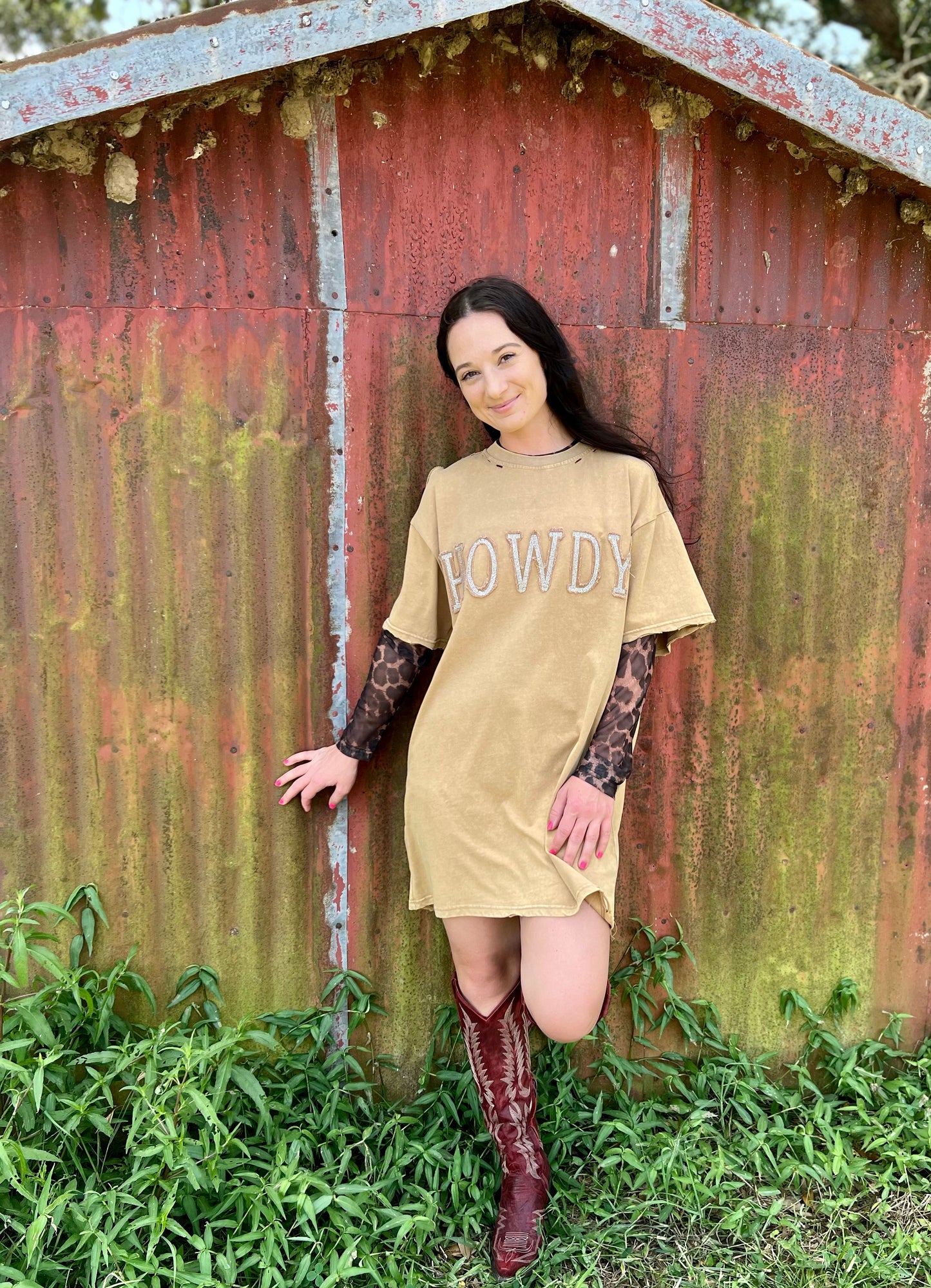 Howdy T Shirt Dress