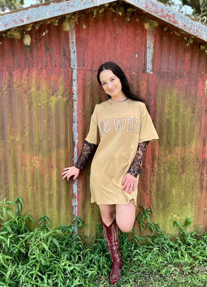 Howdy T Shirt Dress