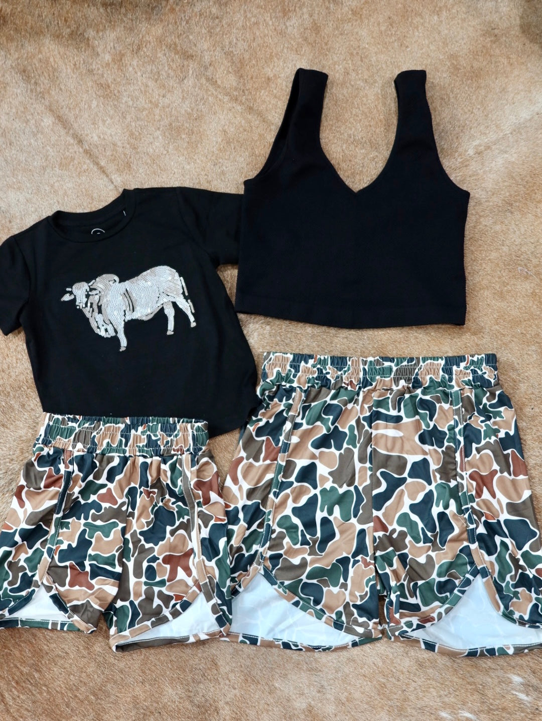 The Vintage Camo Short- Kids