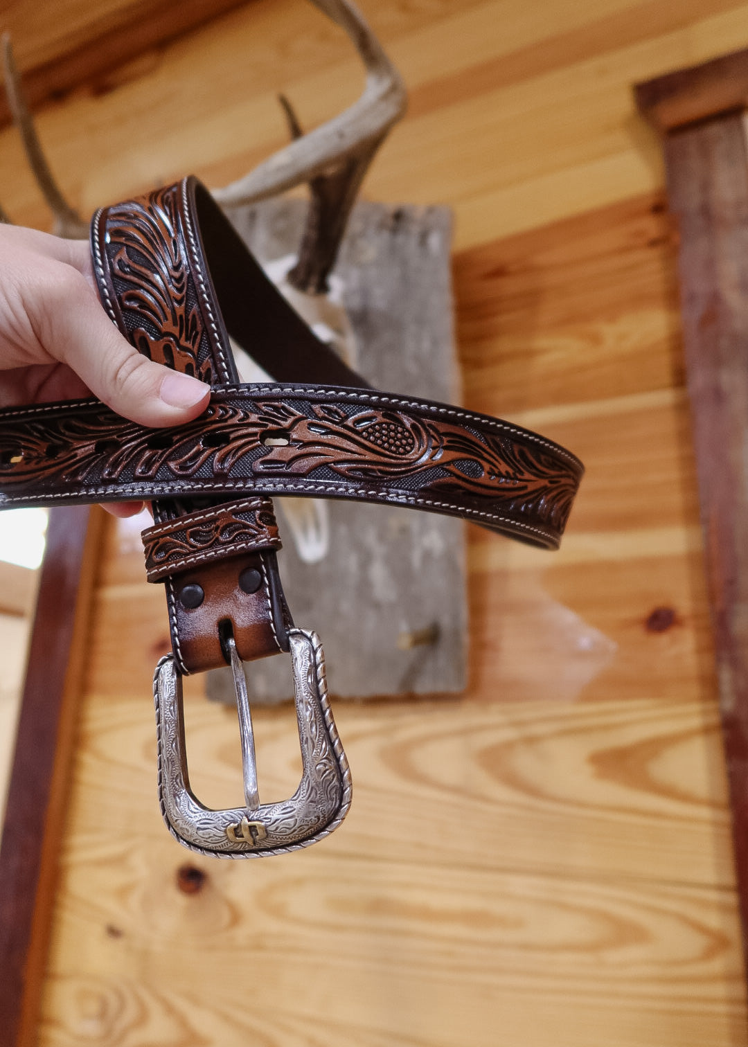The Tooled Colt Belt