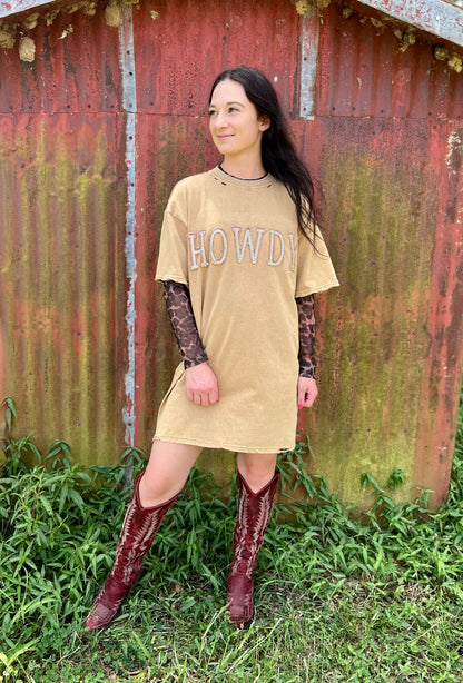 Howdy T Shirt Dress