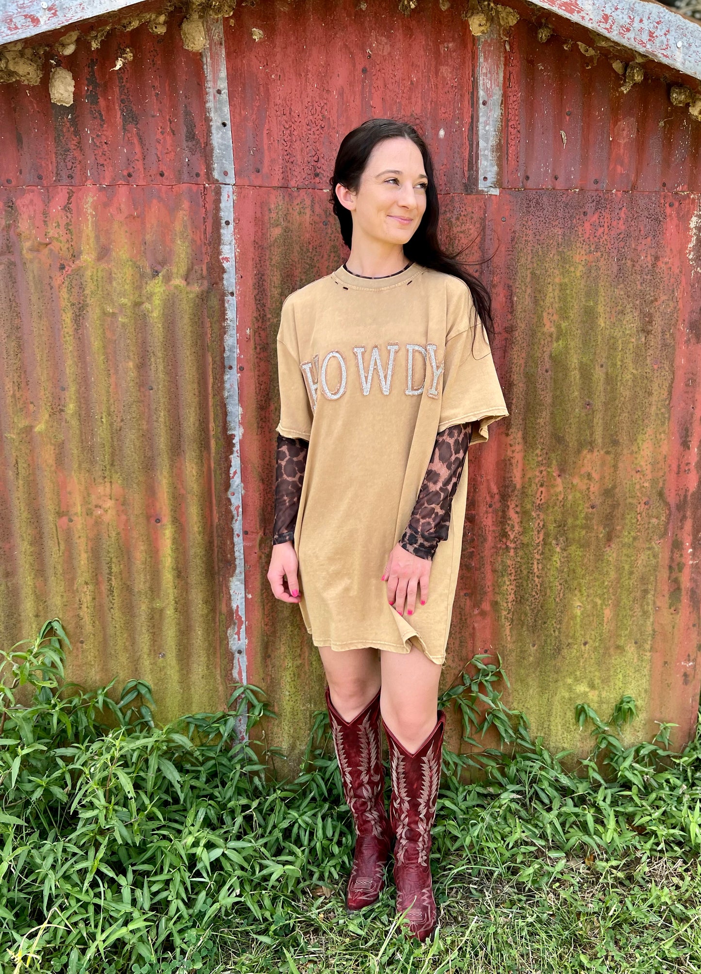 Howdy T Shirt Dress