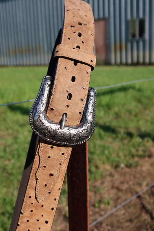 Men’s Speckled Cognac Belt - Big Country's Western Wear34