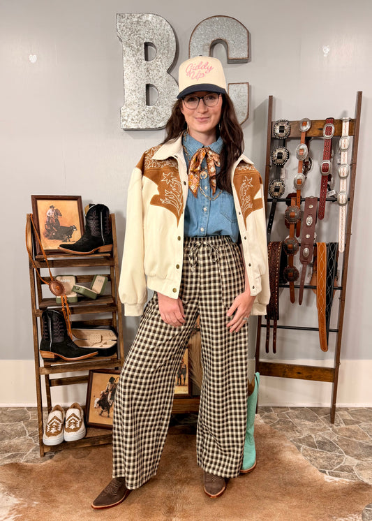Midnight Rodeo Pants women's pants with rodeo-inspired aesthetic and refined alternative to denim