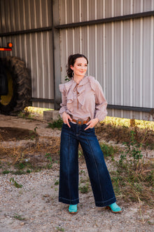 The Sammy High Rise Jeans- Dark Wash
