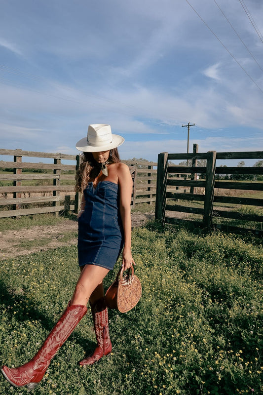 Tabby’s Corset Denim - Big Country's Western WearSmall