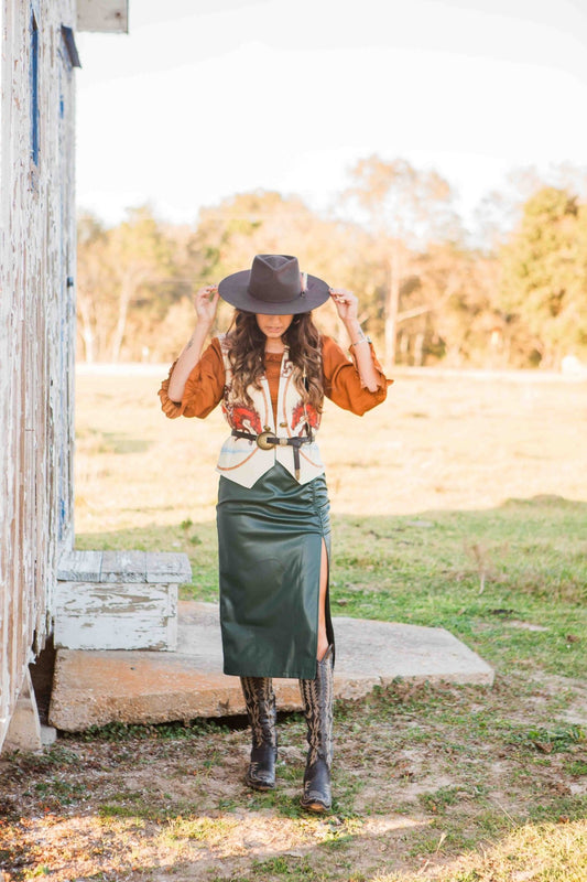 The Aztec Cowboy Vest - Big Country's Western WearSmall