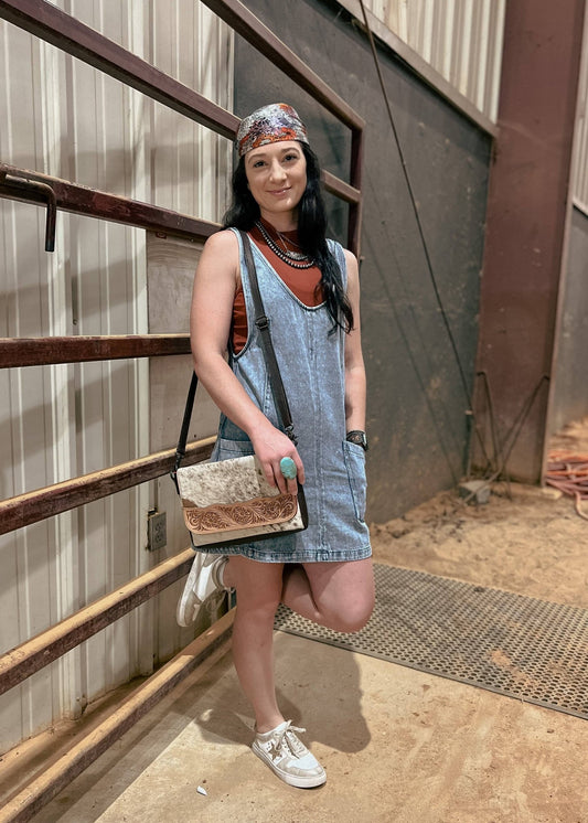 The Lennox Denim Dress - Big Country's Western WearS