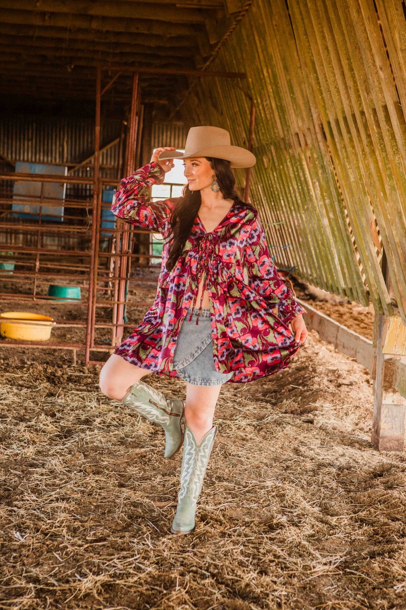 The Loren Top - Big Country's Western WearS/M