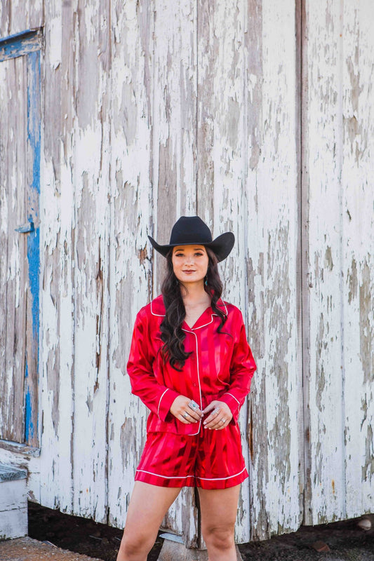 The Piping Pajamas - Red - Big Country's Western WearSmall