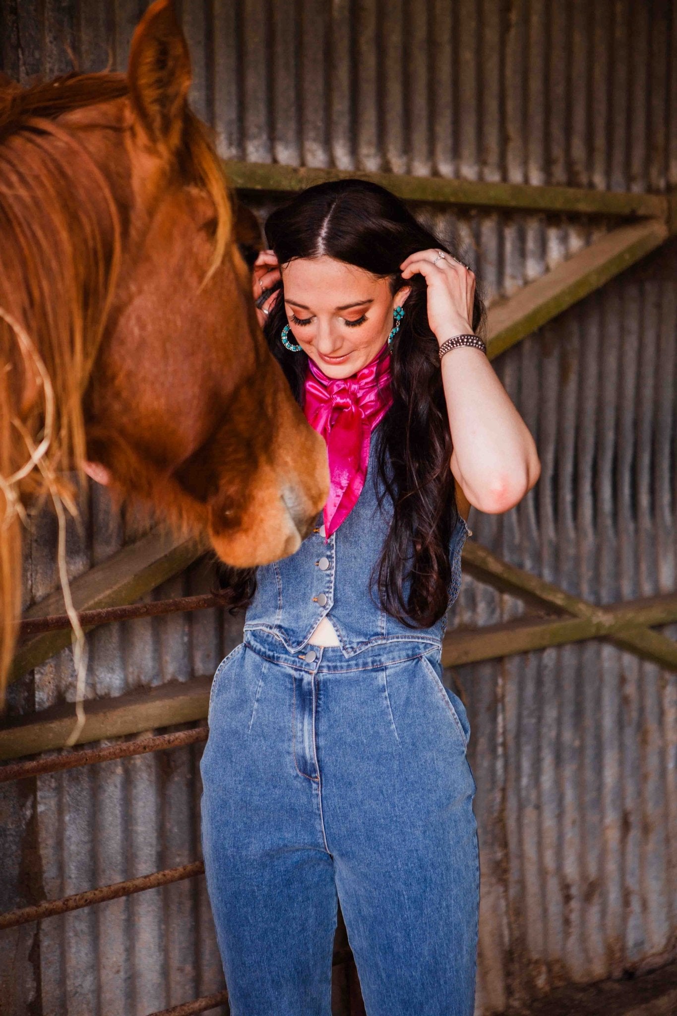 The Solid Hot Pink Rag - Big Country's Western Wear