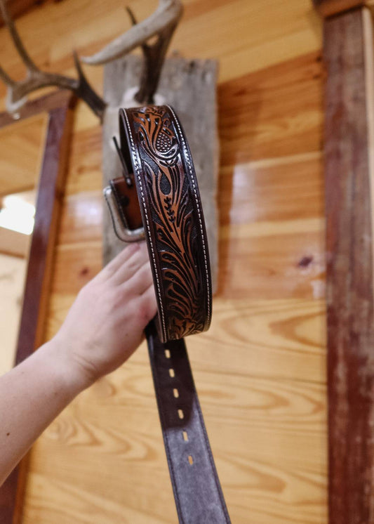 The Tooled Colt Belt - Big Country's Western Wear32